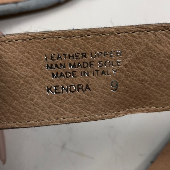 A. Giannetti Kendra Blue Strappy Sandals, Size 9 - Picture 2 of 6